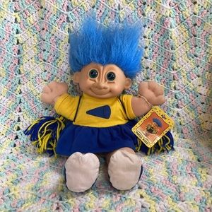 Vintage Russ Troll Kidz Cheerleader Doll